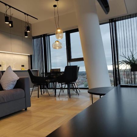 Hanza Tower Szczecin Sky Apart 18Th Floor A Lejlighed Eksteriør billede