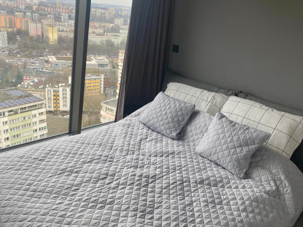 Hanza Tower Szczecin Sky Apart 18Th Floor A Lejlighed Eksteriør billede